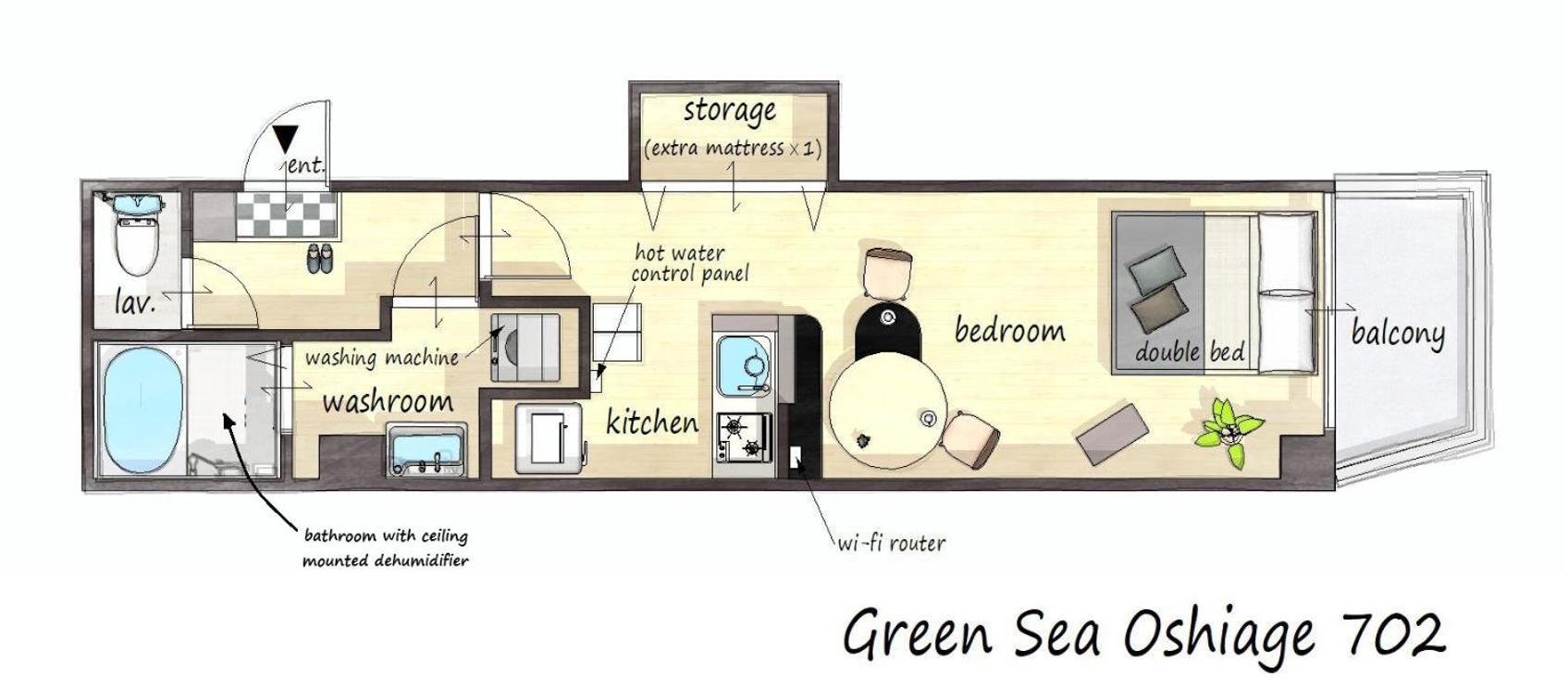 Green Sea Oshiage Tokyo Eksteriør bilde
